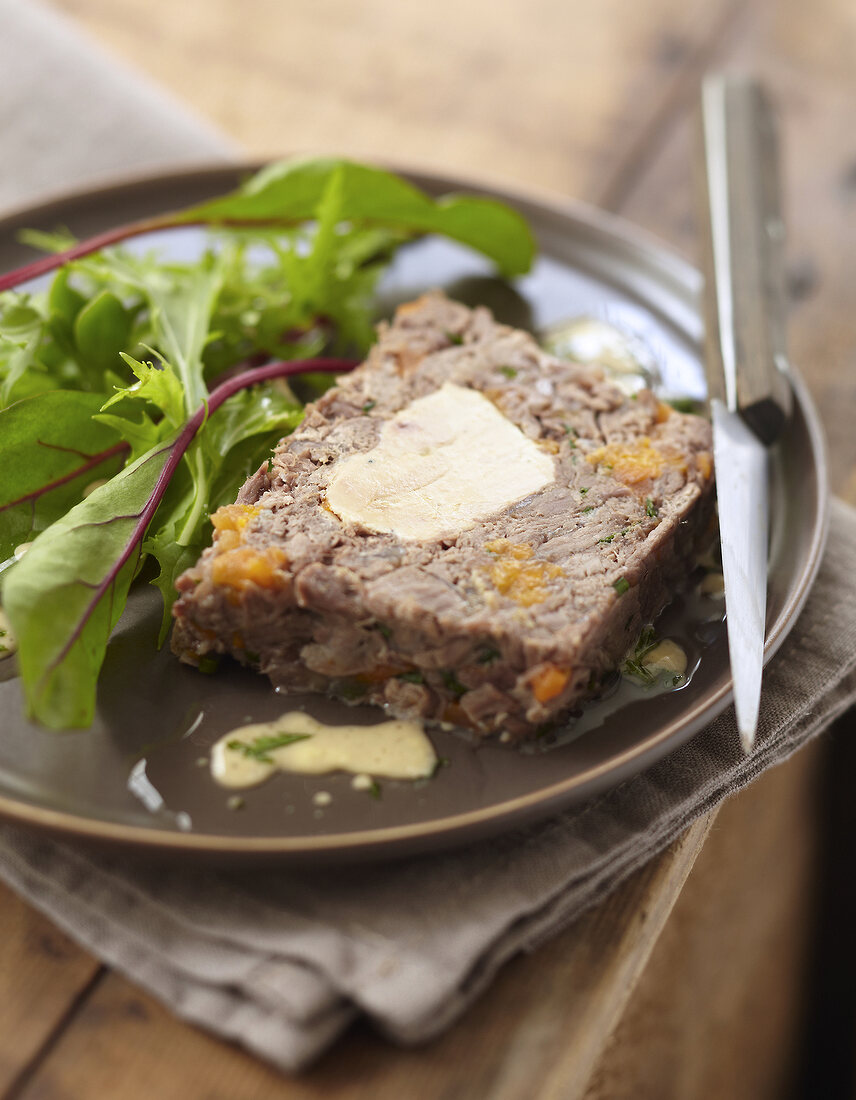 Pot-au-feu and foie gras terrine