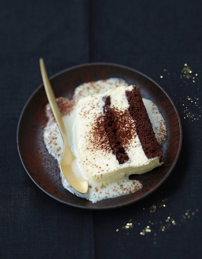 Bûche nach Tiramisu-Art