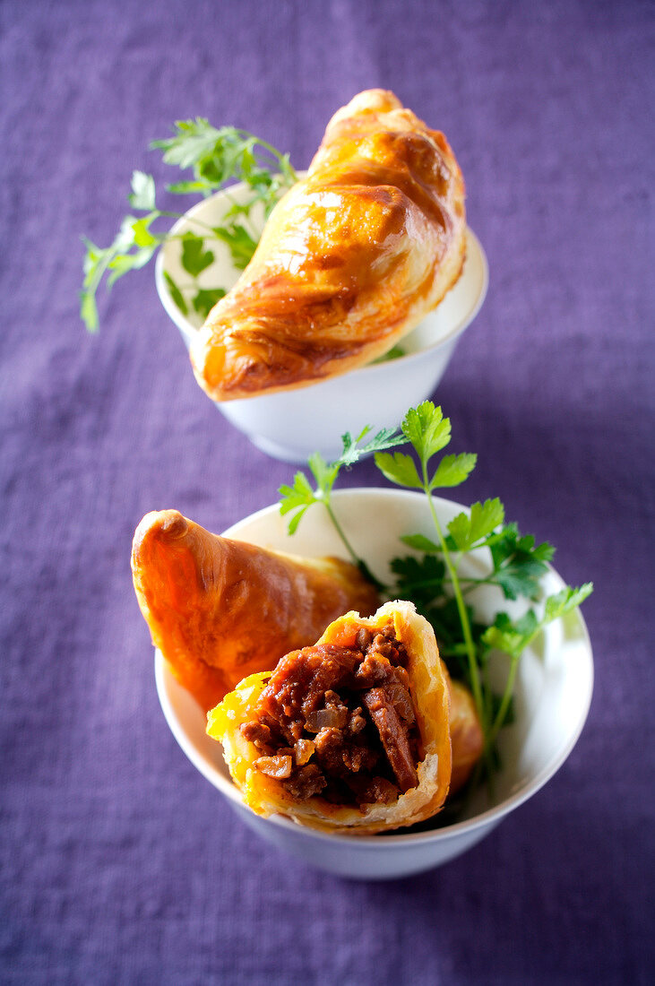 Beef empanadas with chorizo