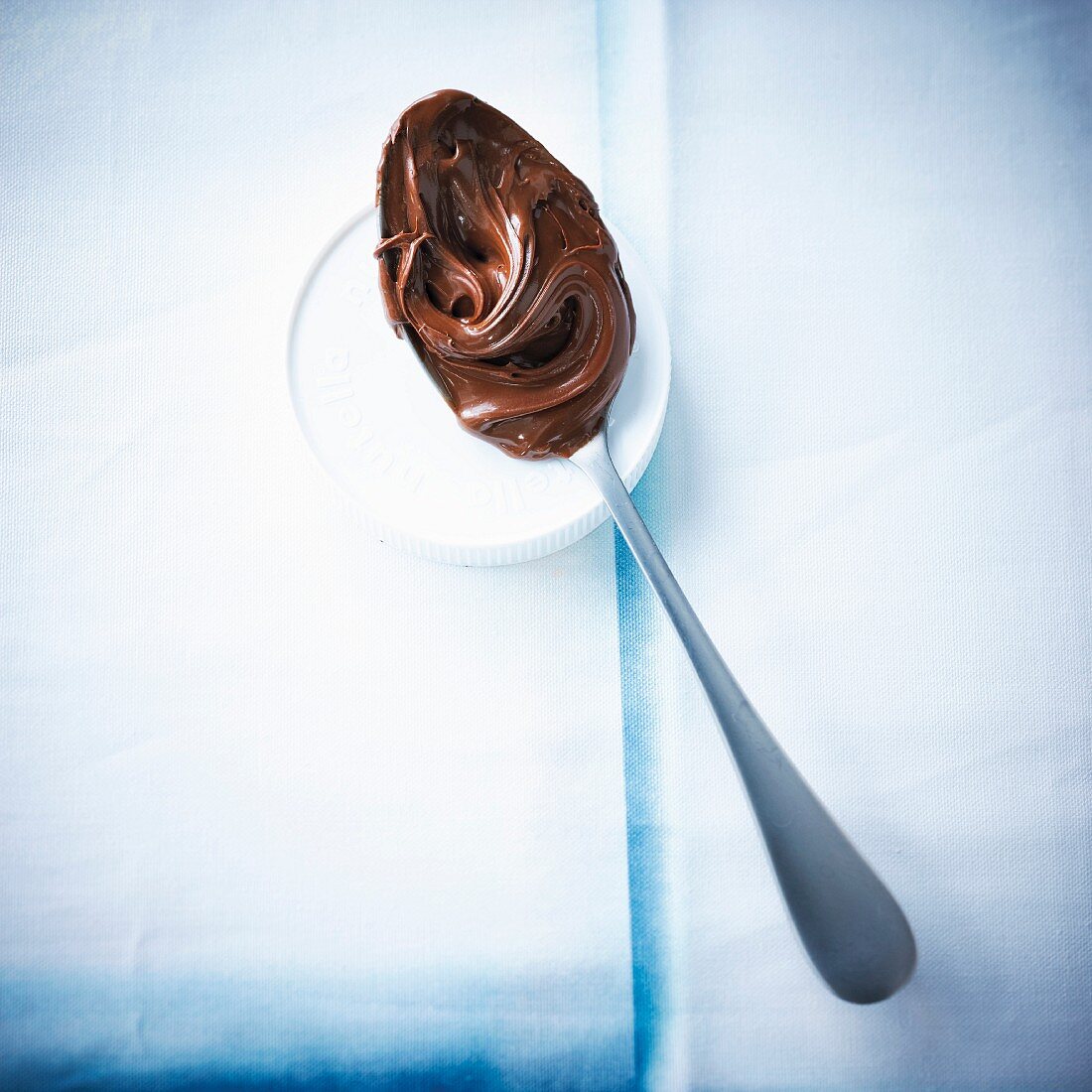 Spoonful of chocolate spread