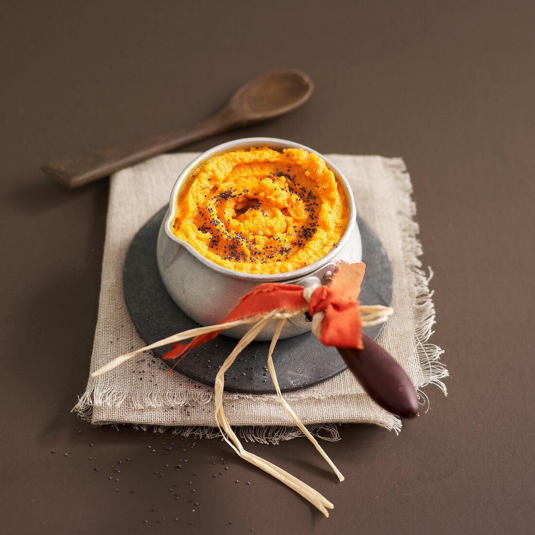 Carrot puree with poppyseeds