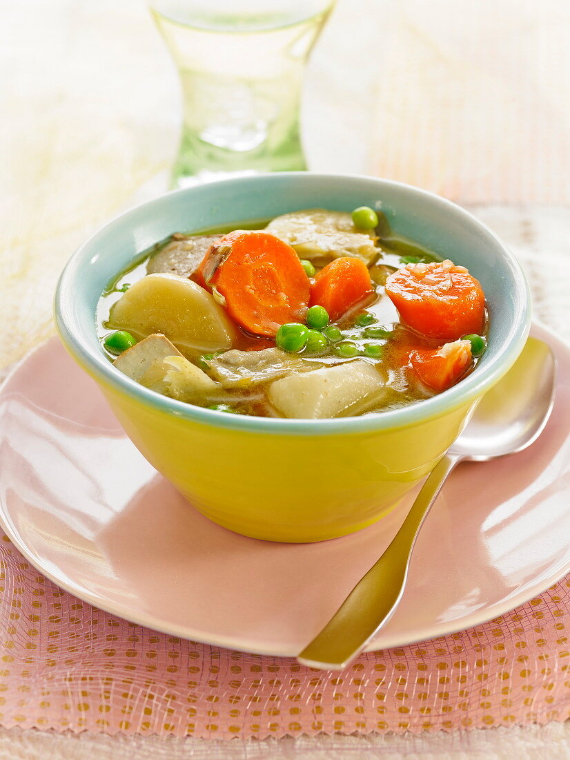 Simmered vegetables and tofu