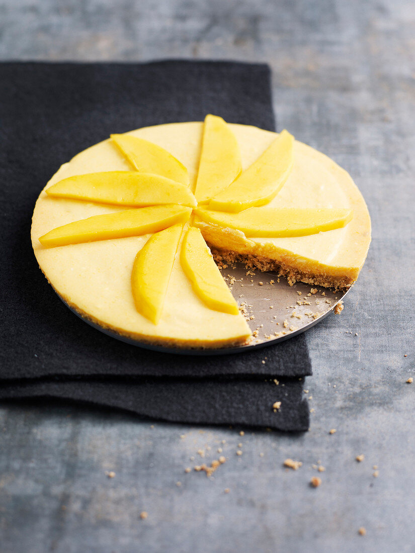 Mango-Cheesecake