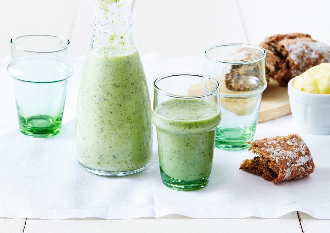 Spinach and cucmber smoothie