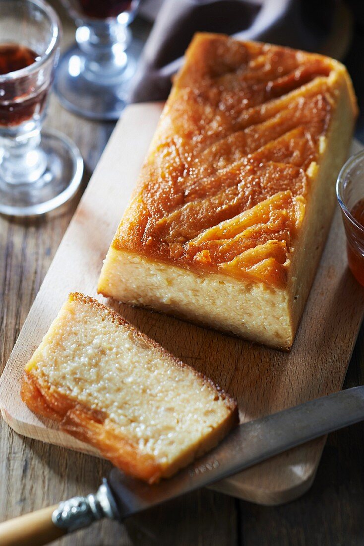 Apfel-Terrine mit Macvin-du-Jura-Likörwein