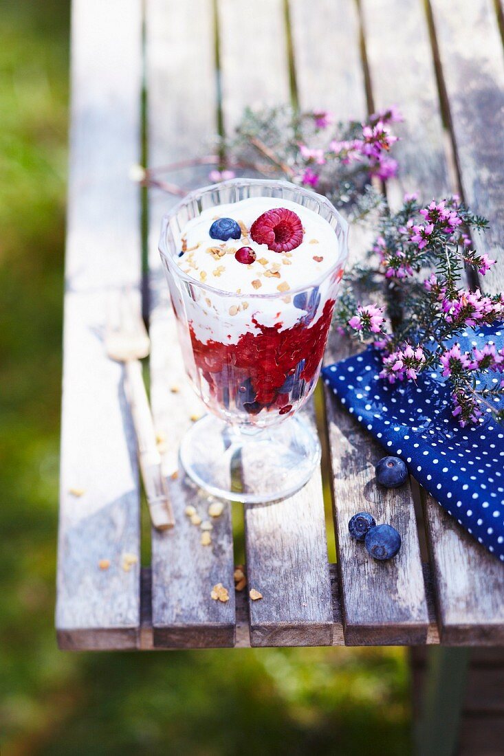 Summer fruit granita