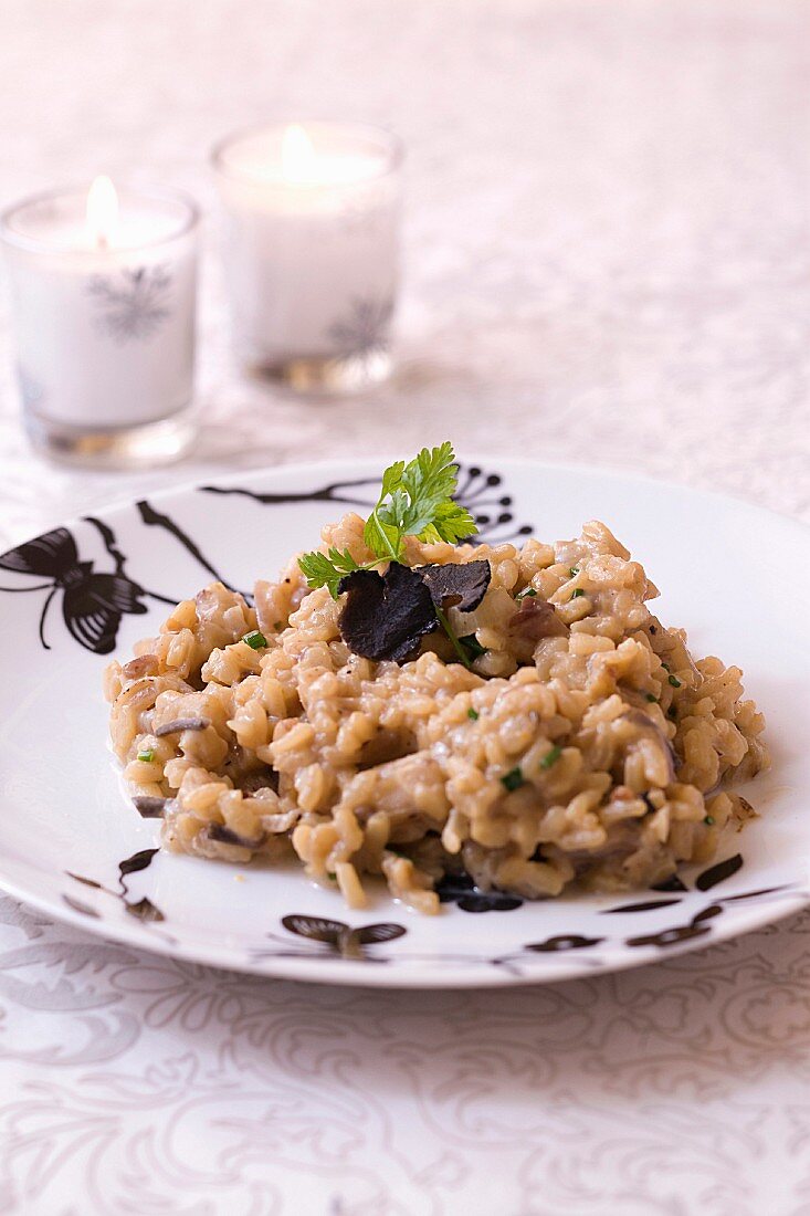 Kastanien-Trüffel-Risotto