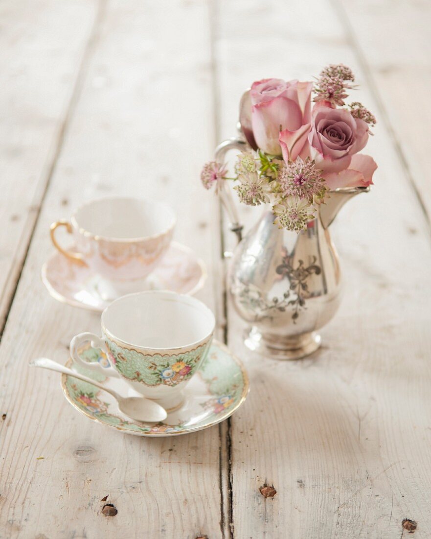 Flowery English teatime