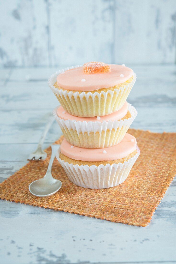 Orangen-Cupcakes