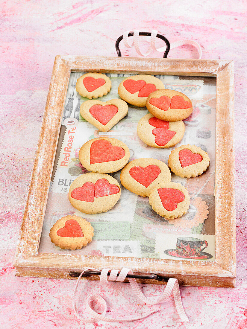 Love Cookies zum Valentinstag