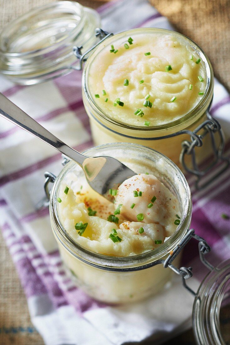 Juliette potato,buttermilk and cod fish pies