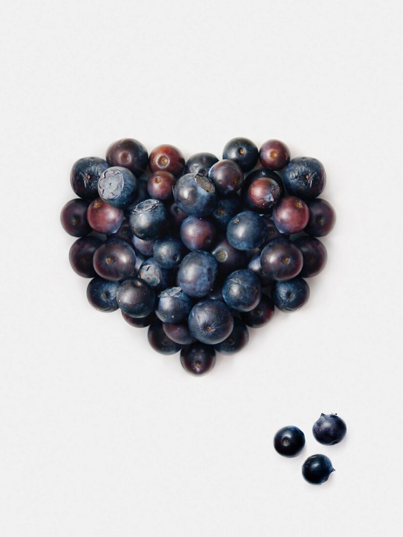 Blueberry heart