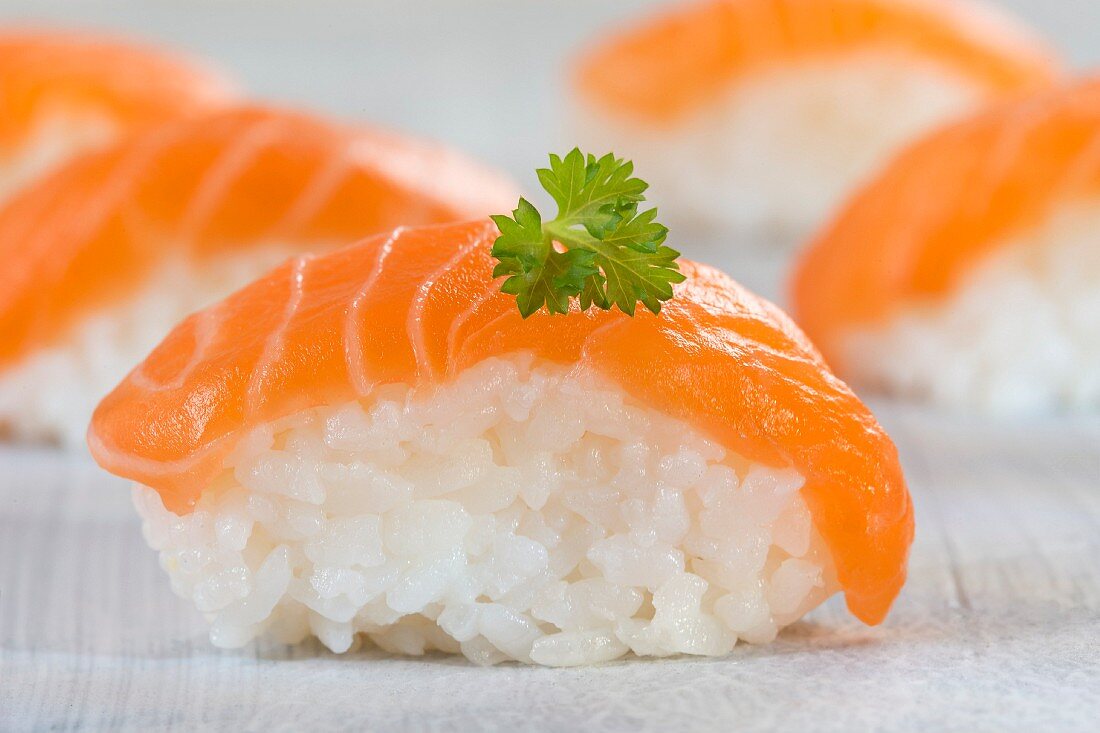 Lachs-Sushi