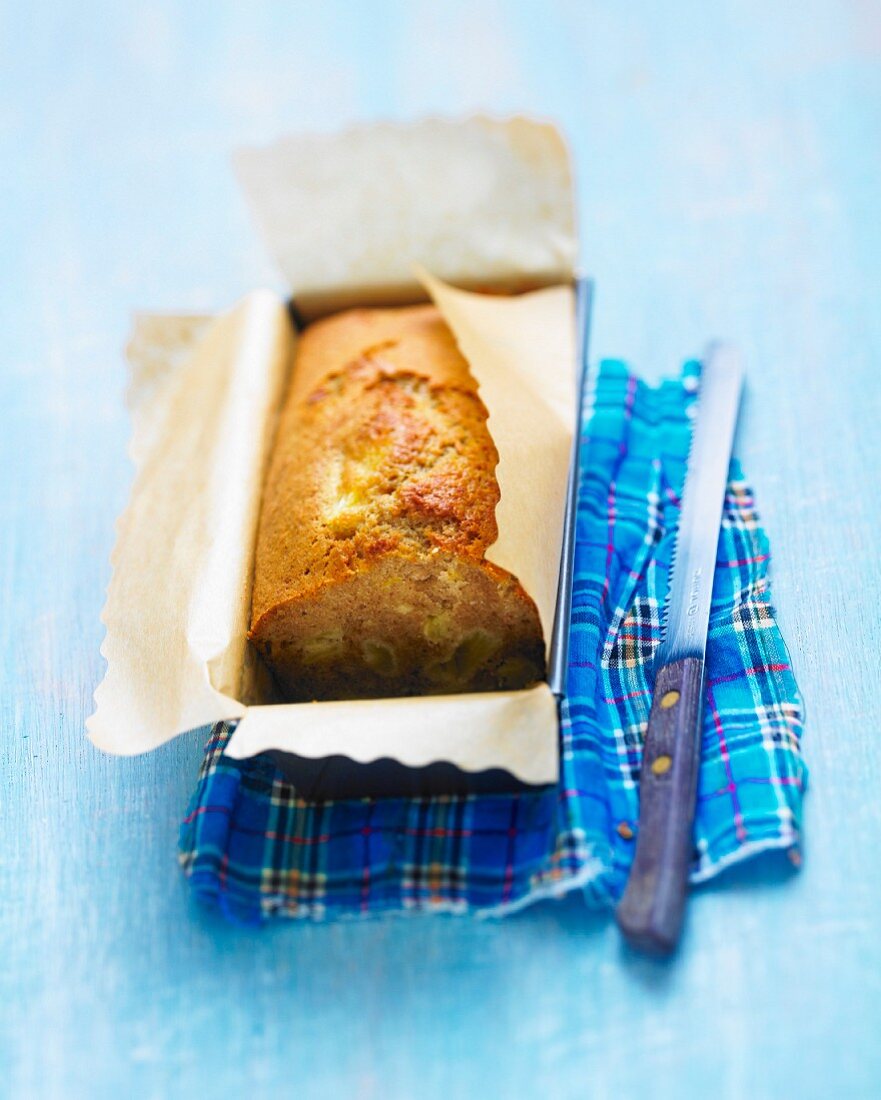 West Indian rum-flavored cake