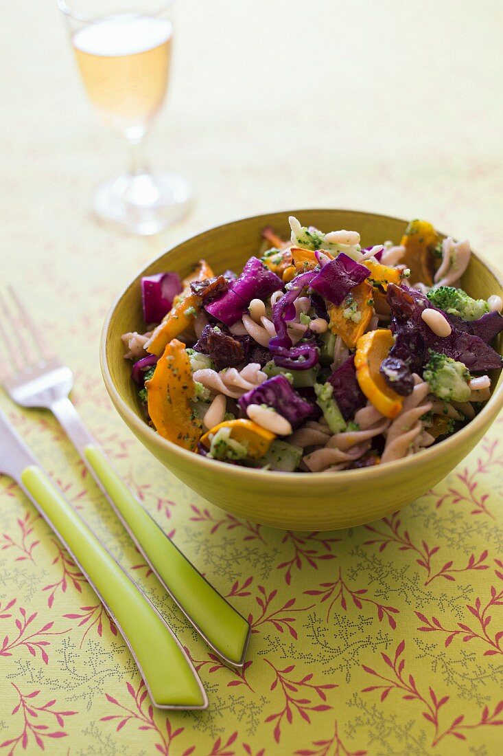 Pasta and vegetable salad