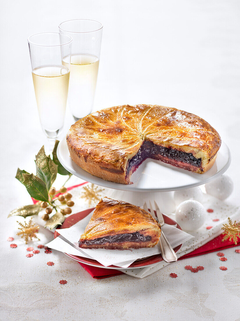 Basque cherry cake (Christmas)