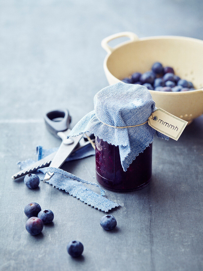 Sugar-free blueberry jam