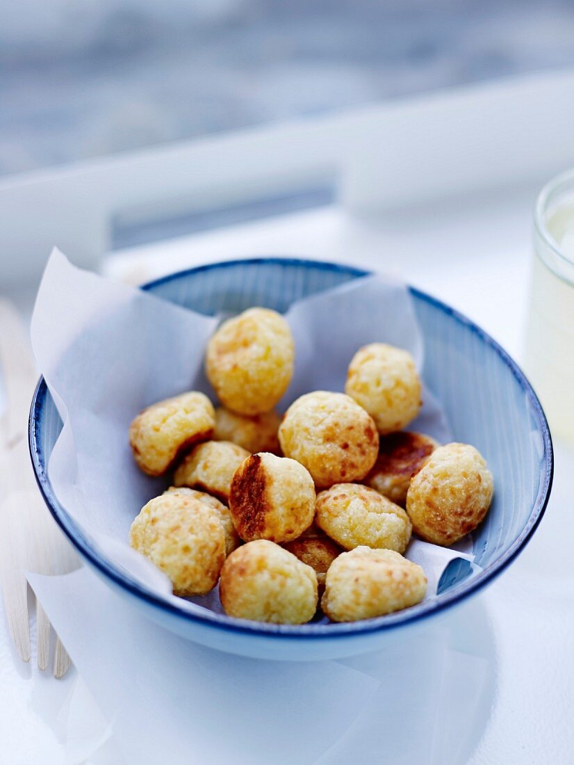 Gougères, cheese puffs