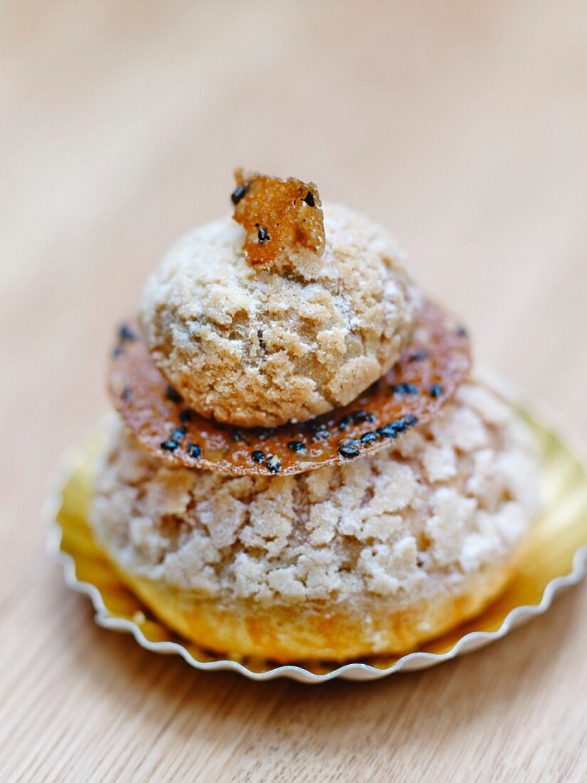 Sesame Religieuse from The Aki bakery in Paris