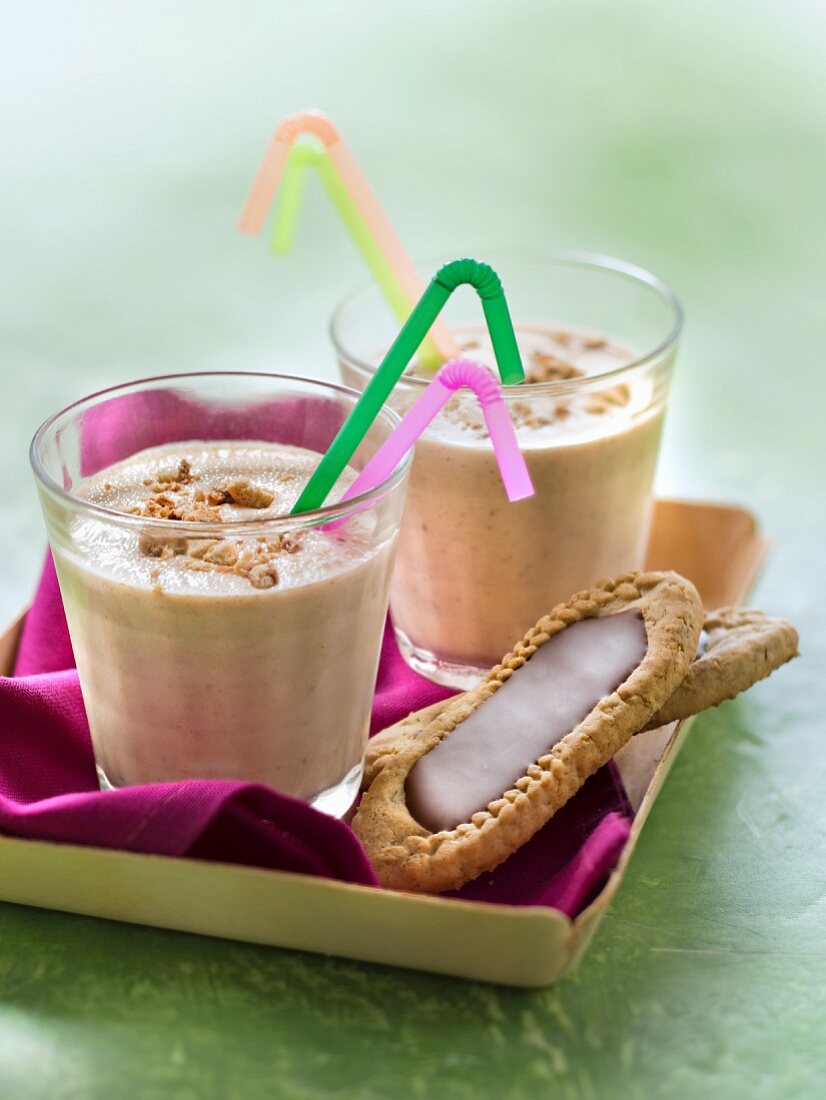 BelVita chocolate-hazelnut milkshake