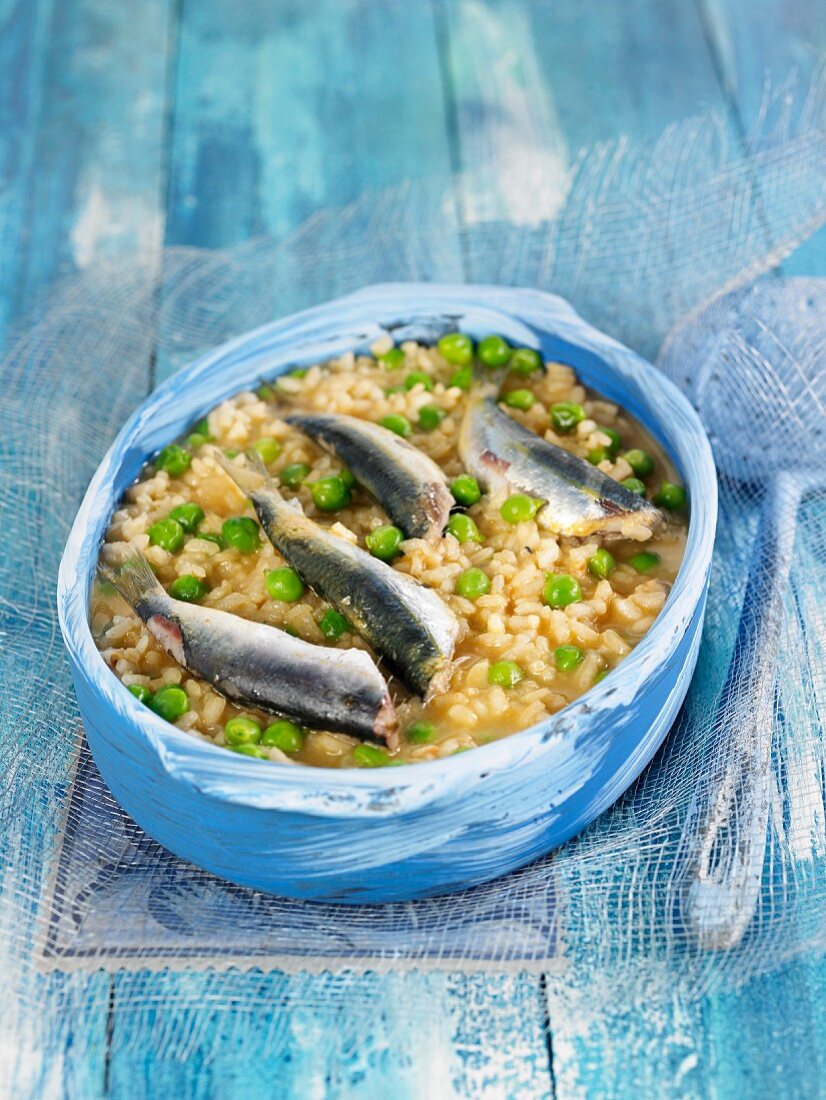 Rice with sardines