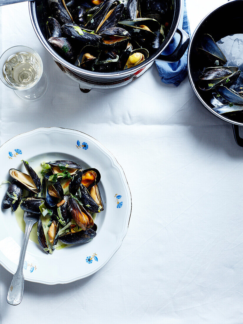 Marinated mussels