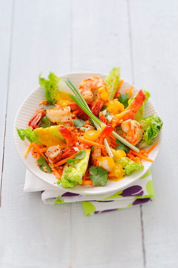 Thai-Garnelensalat