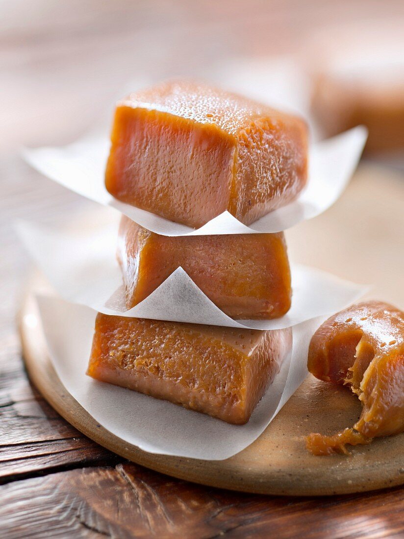 Toffee and smoked tea sweets