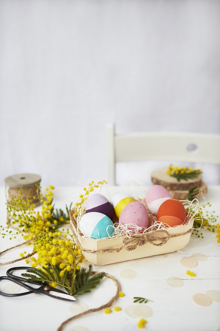 Painted Easter eggs