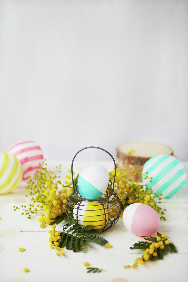 Painted Easter eggs