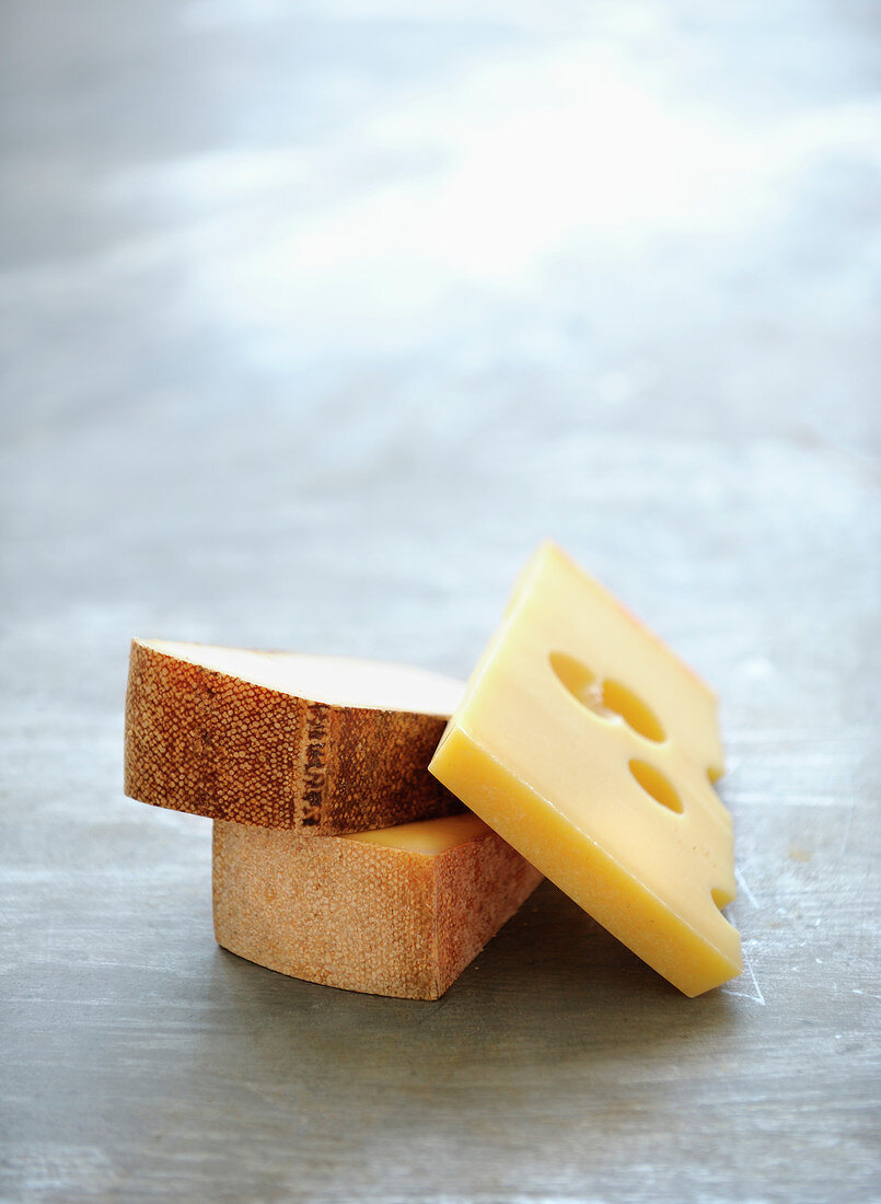 Drei verschiedene Käse