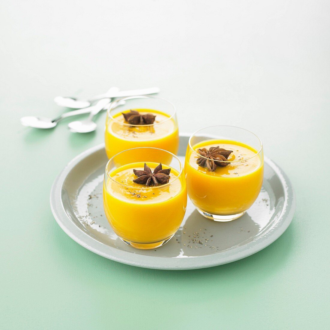 Carrot gazpacho with star anise
