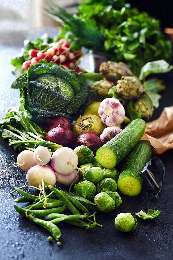 Fresh vegetables from the market