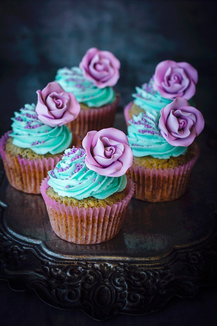 Earl Grey tea cupcakes