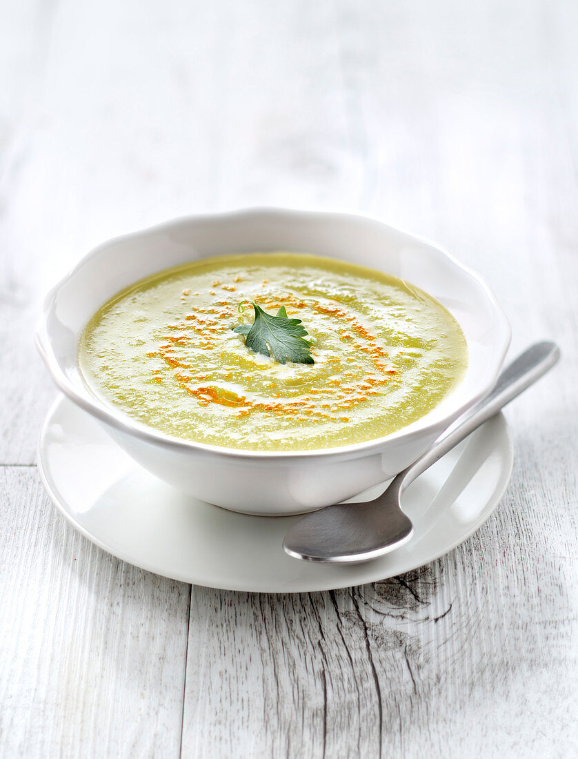 Cream of split pea soup