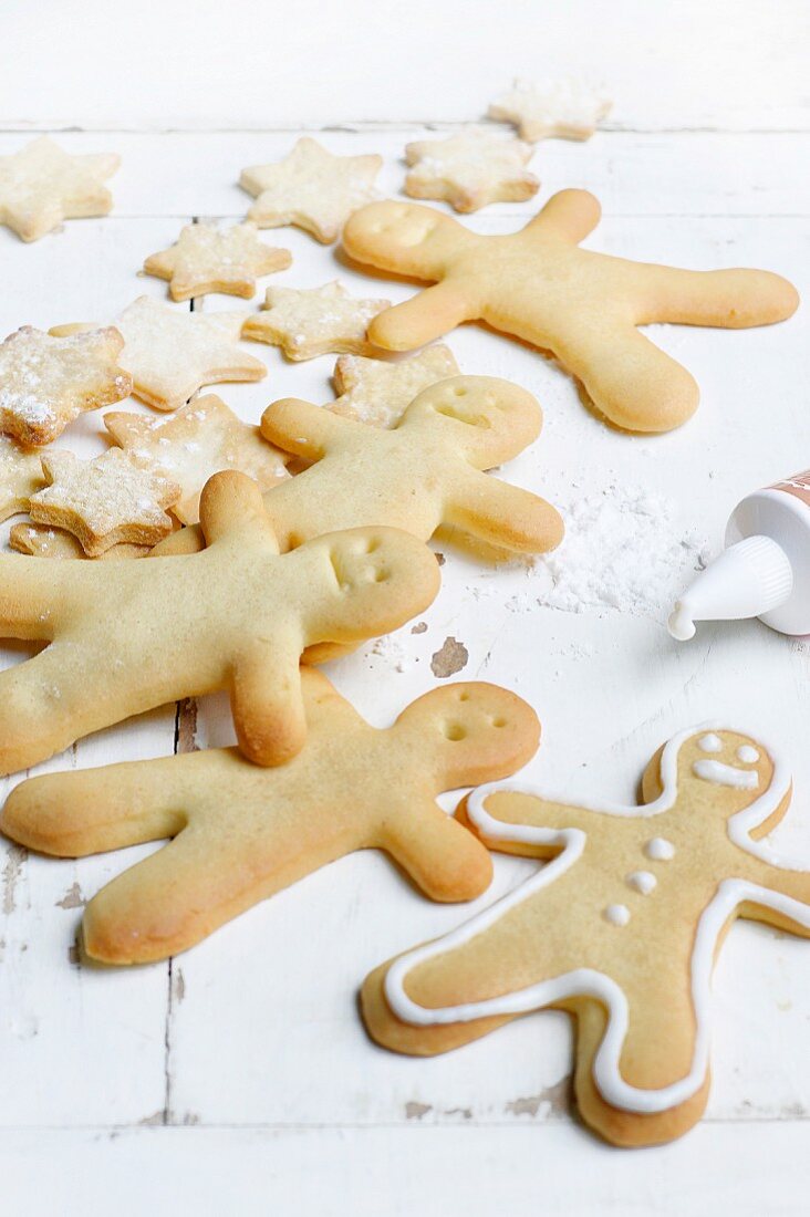 Lebkuchenmännchen zu Weihnachten