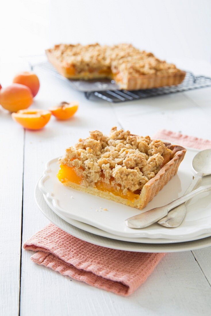 Aprikosen-Streusel-Tarte