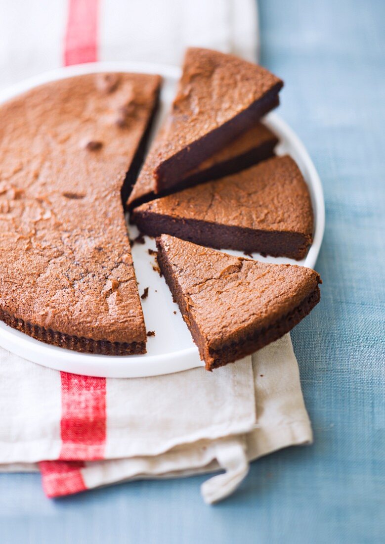 Fondant au chocolat (Saftiger Schokoladenkuchen, Frankreich)