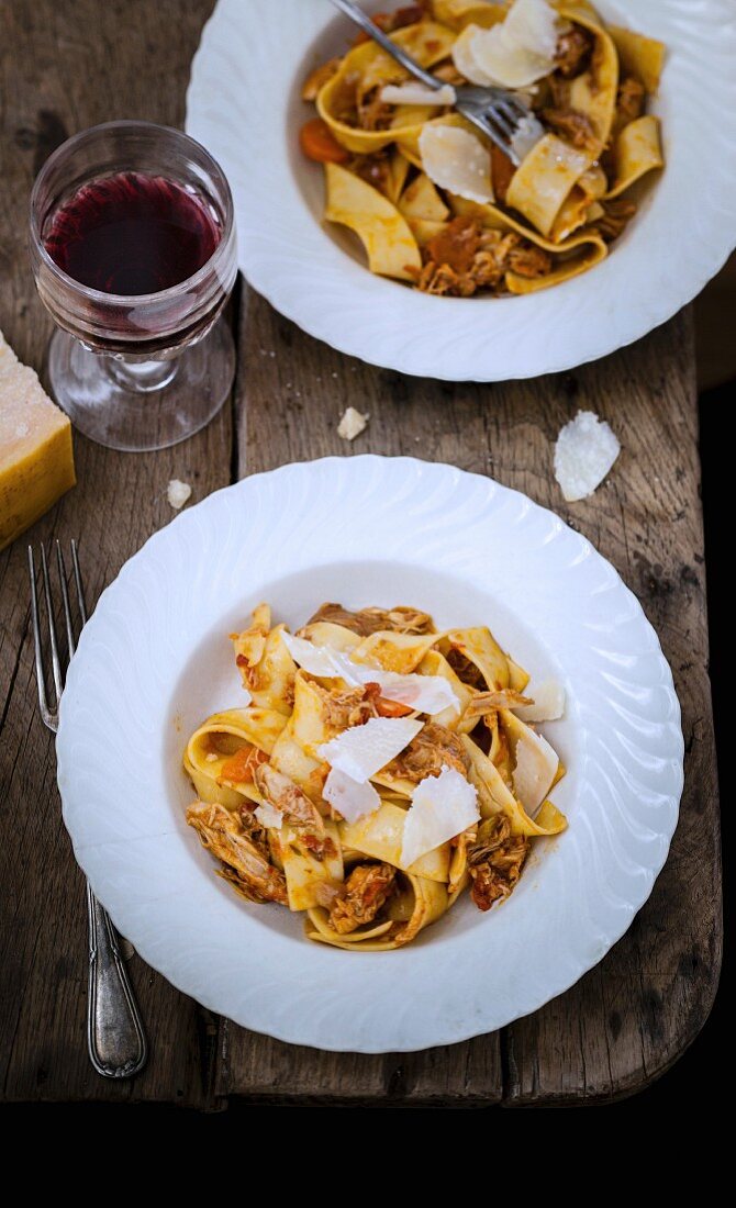 Pappardelle mit Kaninchen