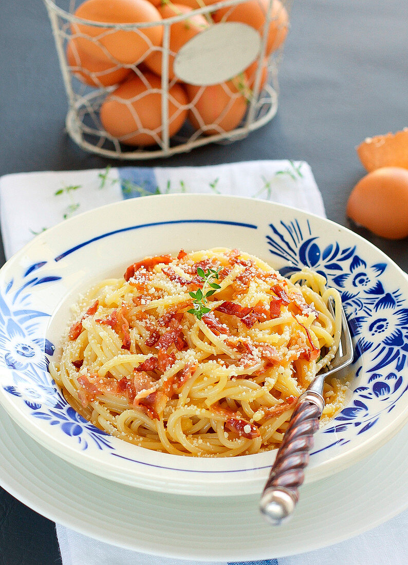 Spaghettis carbonara