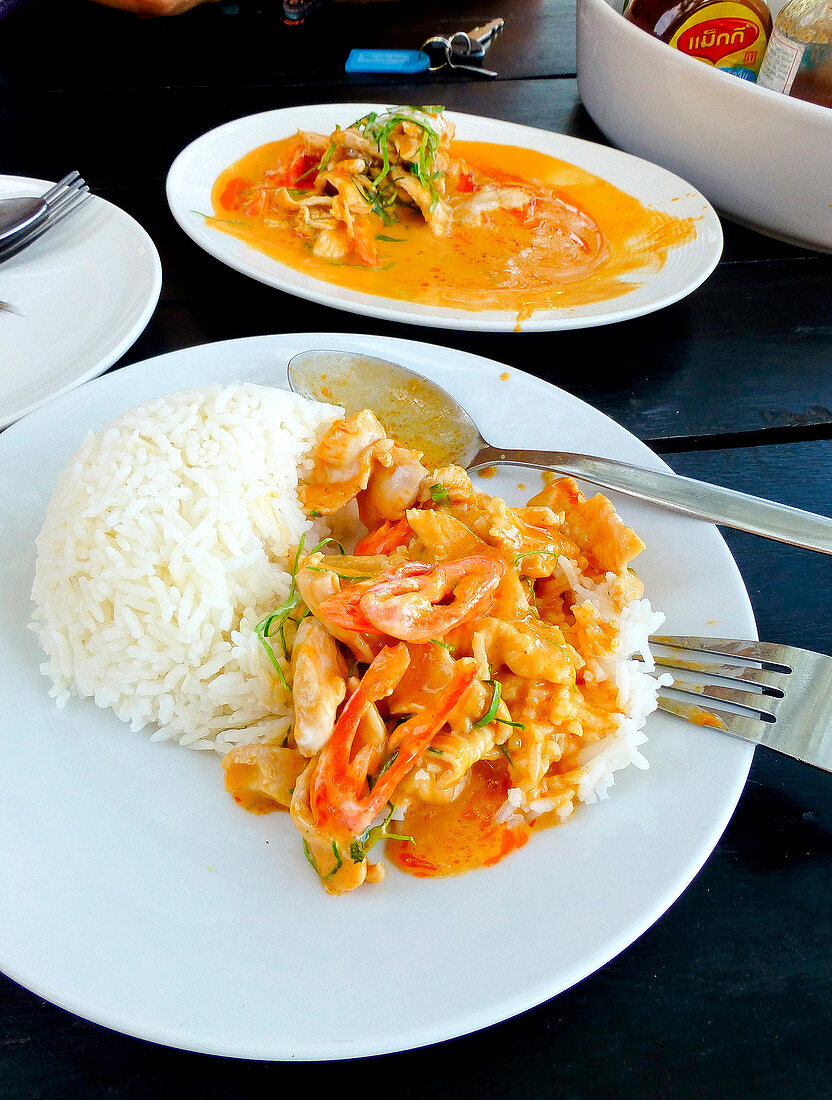 Thai chicken Panang curry