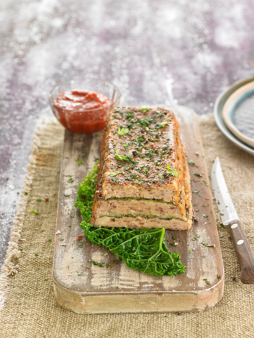 Meat and cabbage loaf