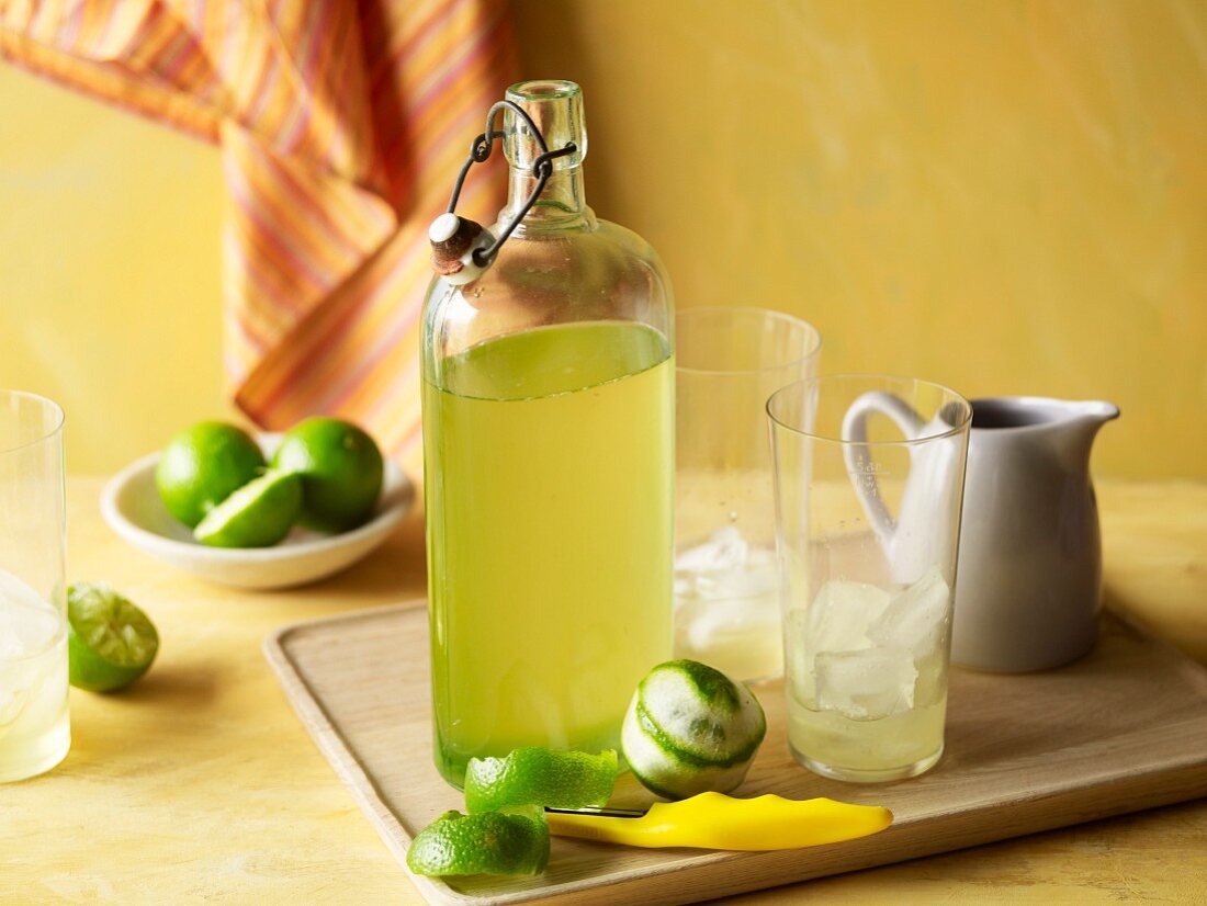 Frische Limettenlimonade