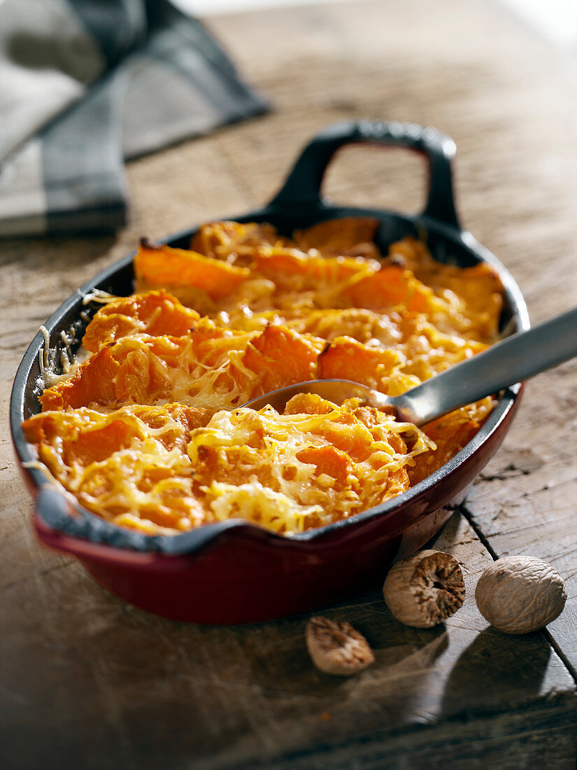 Gratin dauphinois de courge (Kürbisgratin, Frankreich)