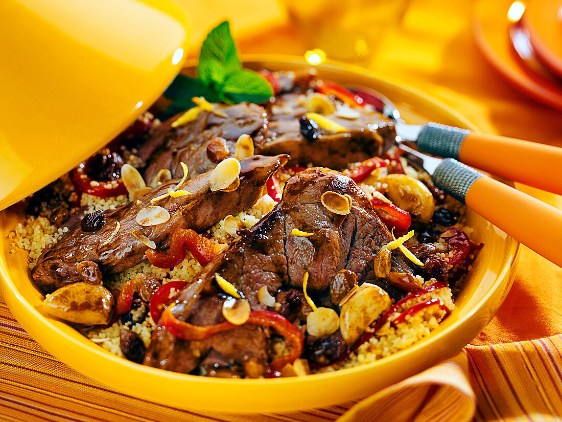 Lamb and dried fruit Couscous