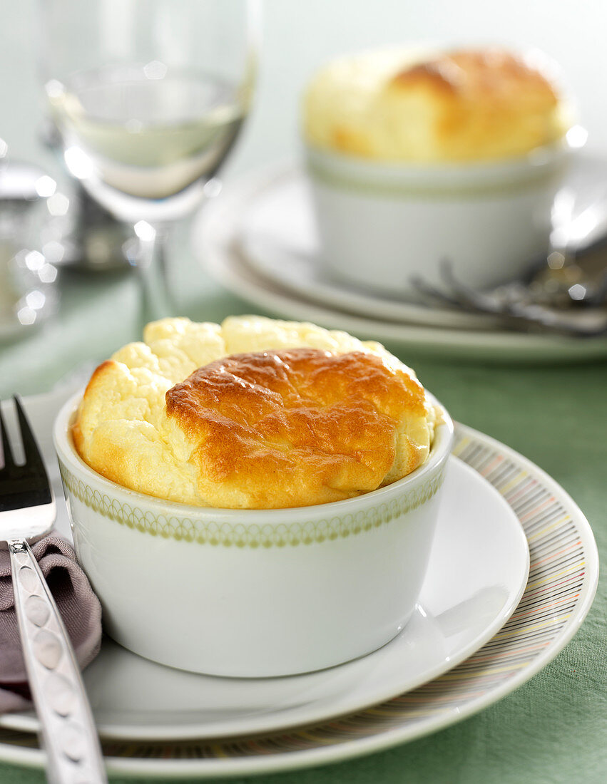 Käsesoufflé mit Comté-Käse