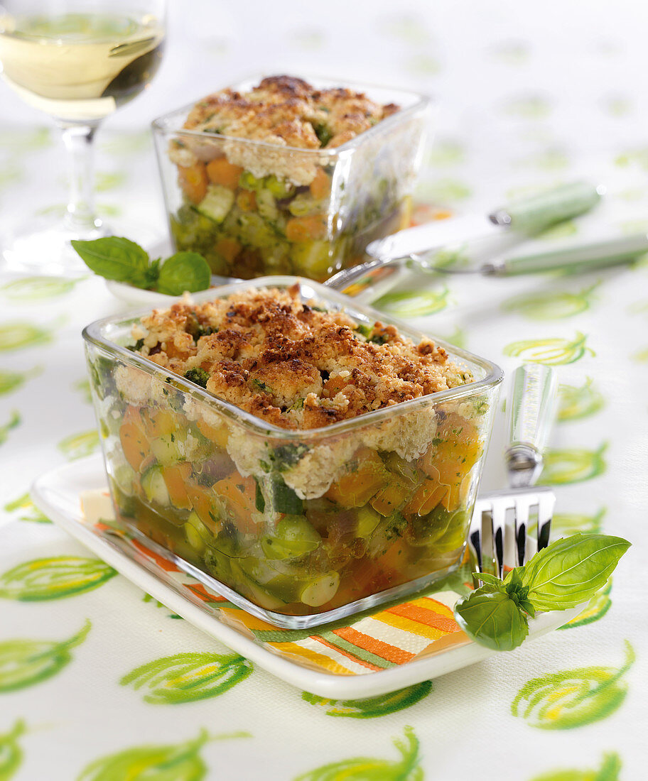 Vegetable crumble