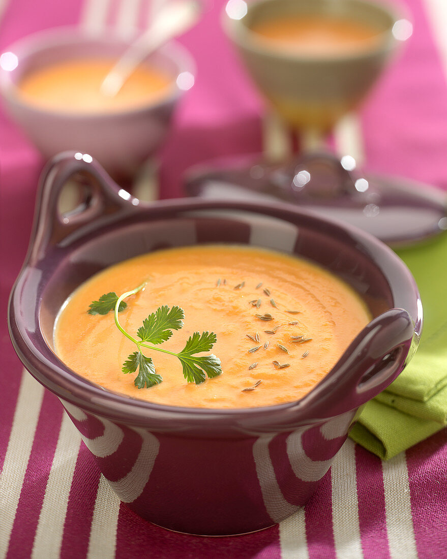 Karotten-Kokos-Cremesuppe