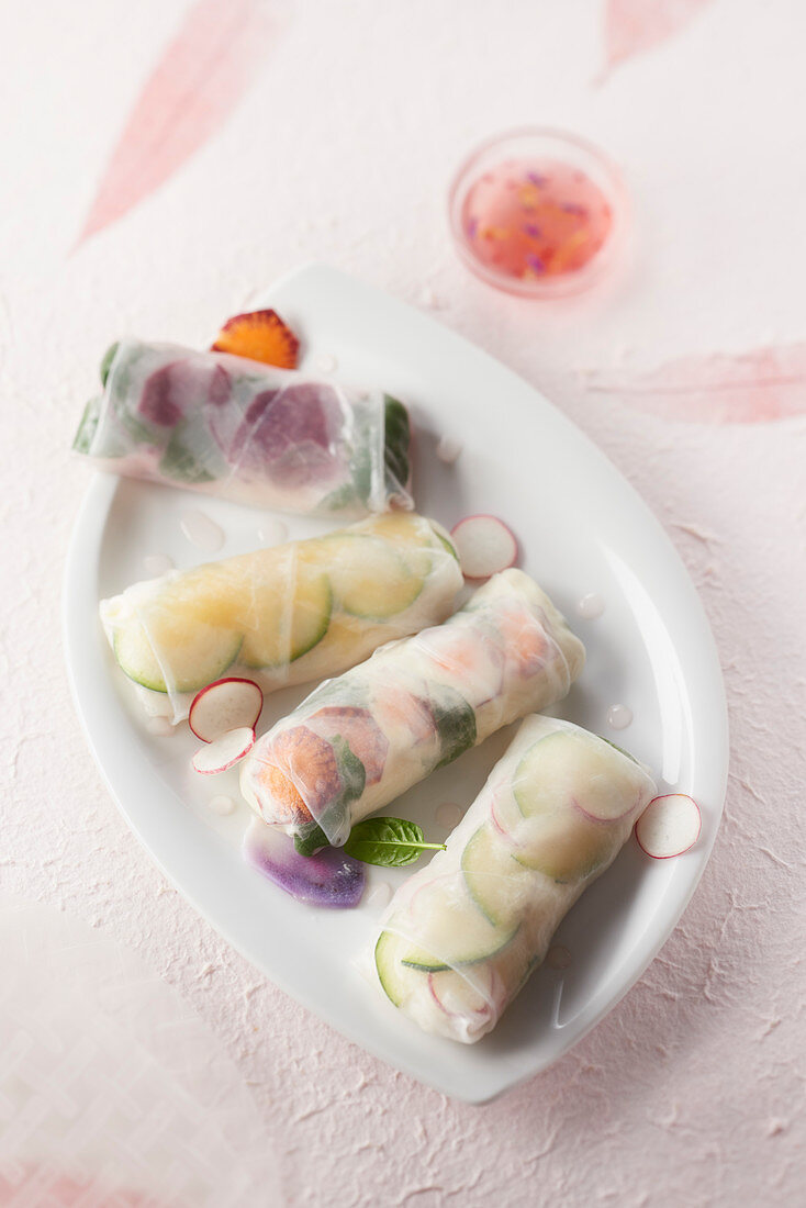 Vegetarian spring rolls