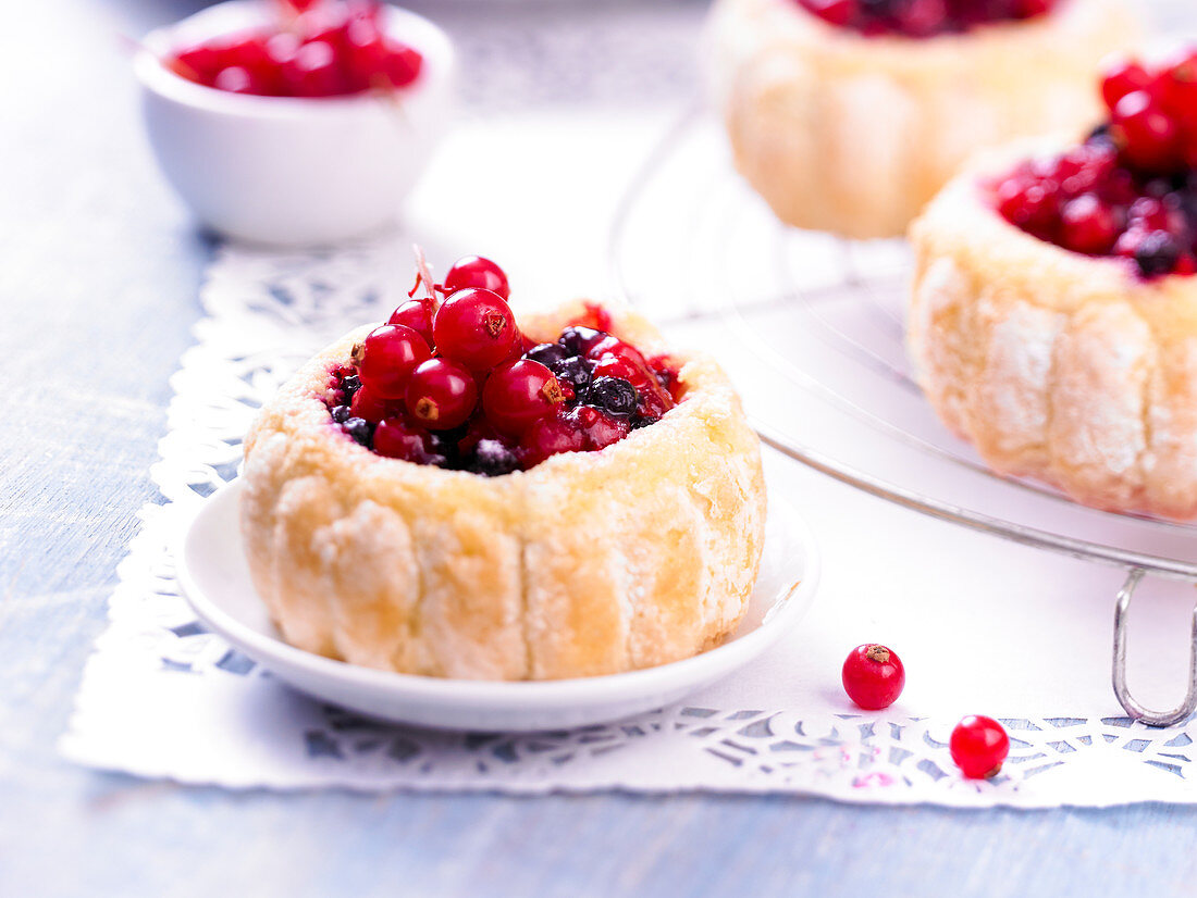Small summer berry Charlottes